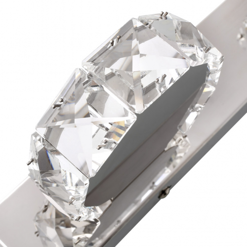 Kinkiet kryształowy 30cm pierścień KK02